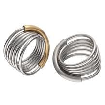 Fashion Stainless Steel Polycyclic Rings (RC6453)