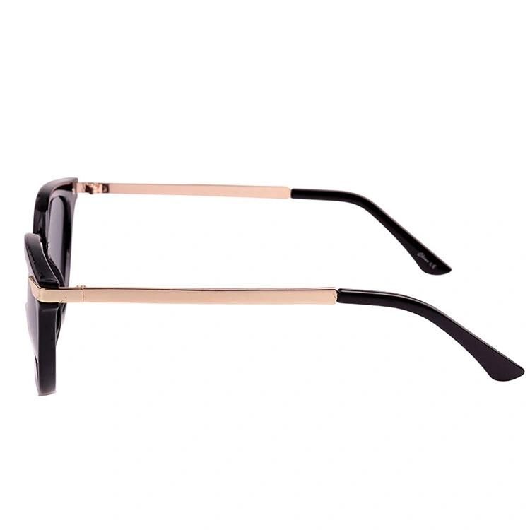 Metal Temple with Plastic Frame Sunglasses