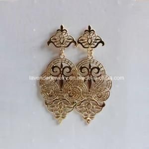 Jewelry New Gold Plated Clip Earrings for Women Fashion Jewelry