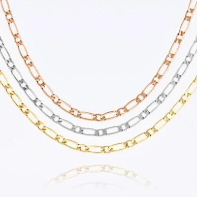 Fashion Stainless Steel Silver Nk Chain Necklace for Hiphop Style and Bag Jewelry Accessories