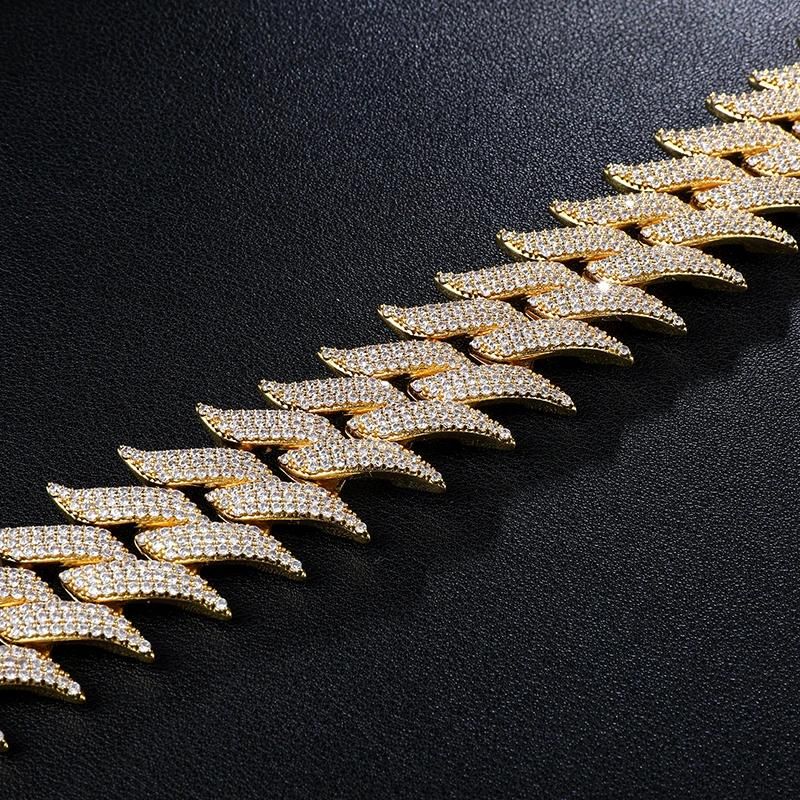 Luxurious Costume Jewelry Copper Necklace for Rapper