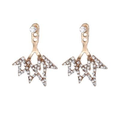 Diamond Jewelry Fashion Earring with Geometric Shapes