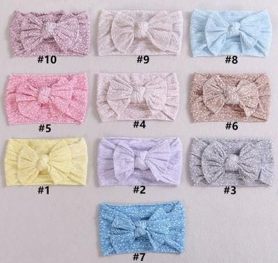 Baby Girl Newborn Infant Nylon Headbands Toddler Hairbands Bows Kids Cute Head Wrap Hair Accessories, Baby Headband Ornaments