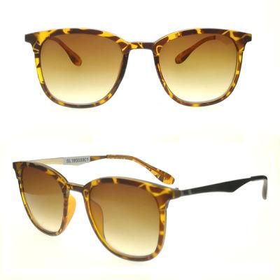 Elegant Basis PC Sunglasses with Metal Temple