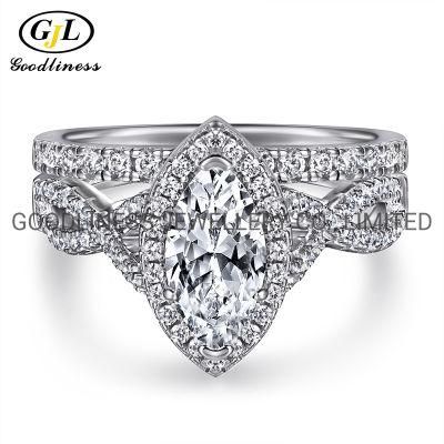 925 Sterling Silver Wedding Women Rings Jewelry