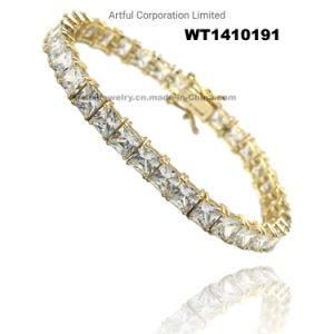 14K Gold Plating New Design Silver Bracelet