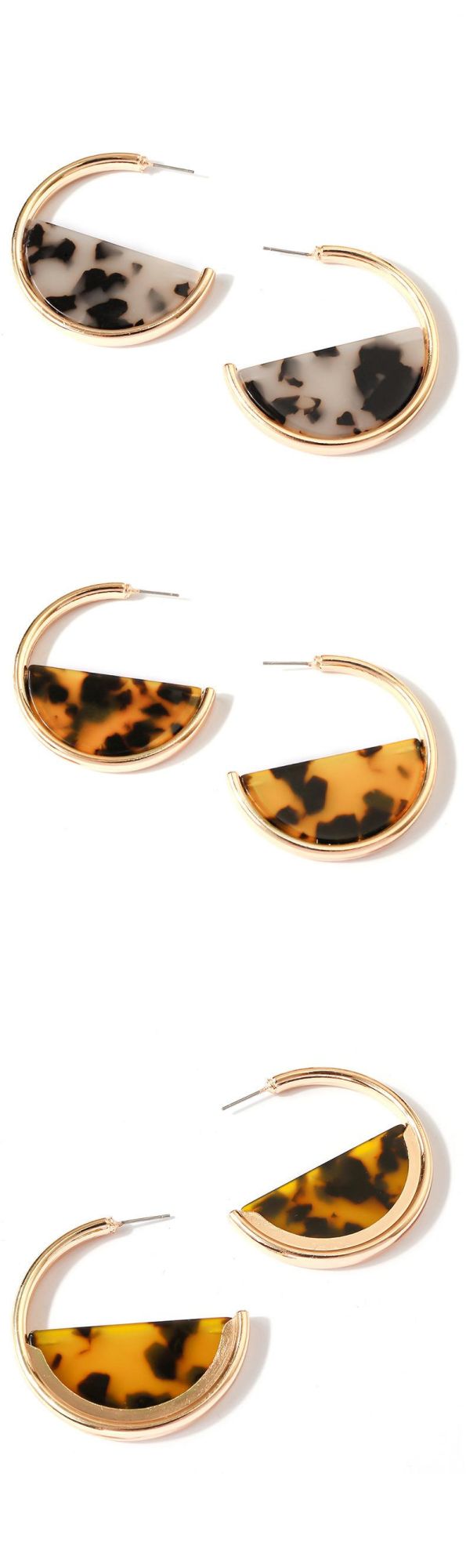 Fashion Jewelry Acrylic Hoop Earring