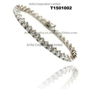 Hot Sale New Style Silver Tennis Bracelet