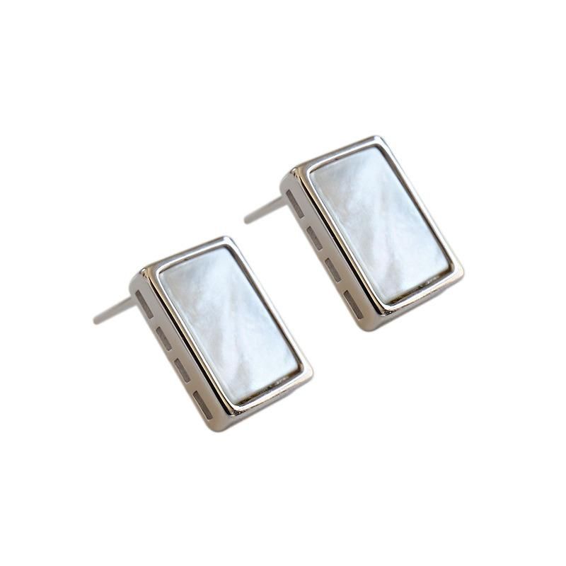 Fashion Temperament Vintage Geometric Square Earrings Jewelry
