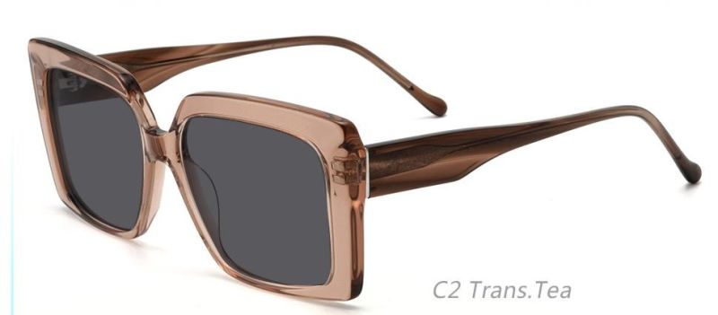 Polarized Sunglasses for Men Women Square Frame UV 400 Protection