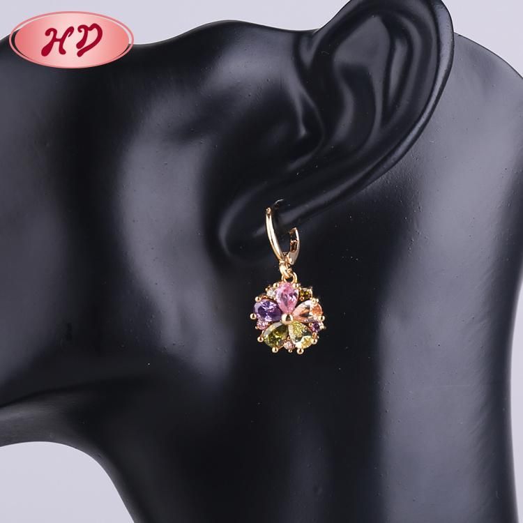 Wholesale 2020 Fashion 18K Gold Plated Zircon Brazilian Jewelry Set Design with High Quality for Ladies