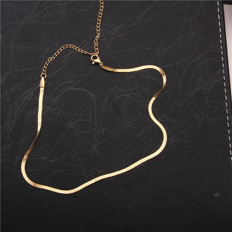 Factory Low Price New Arrival 2021 Custom Multilayer Titanium Steel Necklace