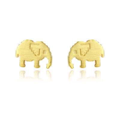 Jewelry Alloy Golden Vintage Earring Studs for Lady