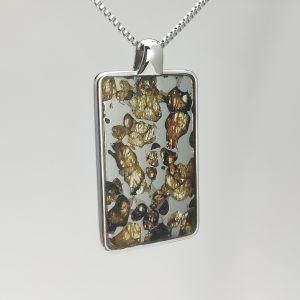 Pallasite Meteorite Pendant