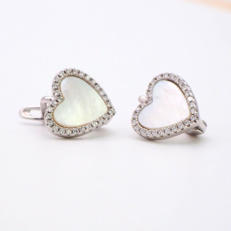 Wholesale 925 Sterling Silver Fashion Earring with English Lock for Women