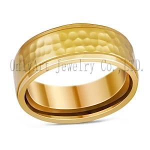 New Style Gold Plated Stainless Steel Ring (OATR0339)