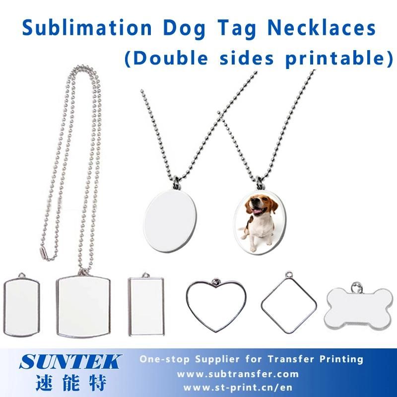 Double-Side Printable Aluminum Pet Tag