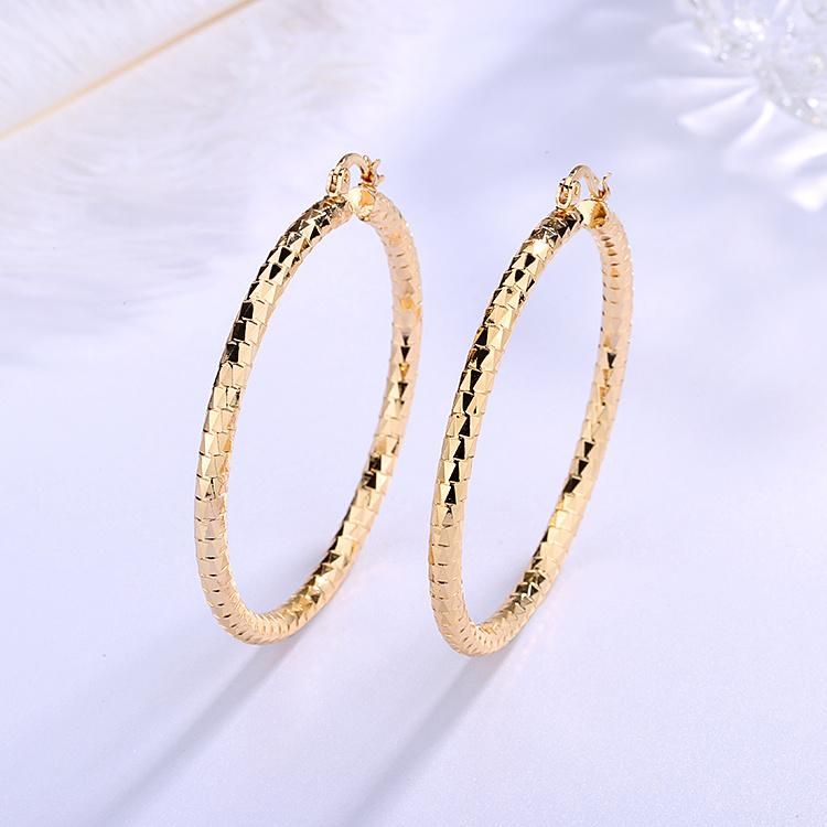 2020 Latest Fashion Design 18K Gold Plated Oversized Hoop Earings for Women Jewelry