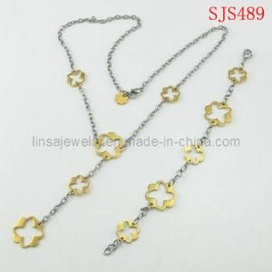New Design Fashion Stainless Steel Jewelry Set (SJS489)