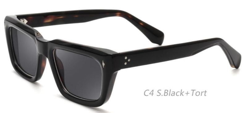Fashion Design Hand Made Acetate Sunglasses with UV400 Tac Polarized Lens