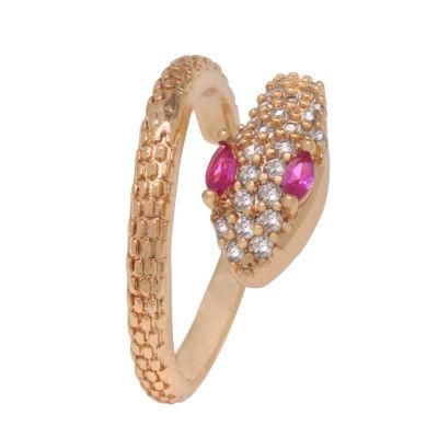 Wholesale Personalized Zircon Fashion Snake Ring