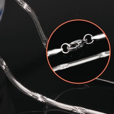 Wholesale Stainless Steel Twisted Chain Embossed for Fashion Jewellry Necklace