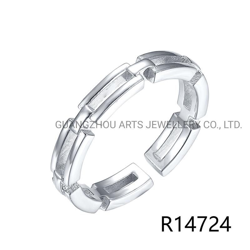 New Arrival Cubic Zirconia 925 Sterling Silver Hollow Finger Ring