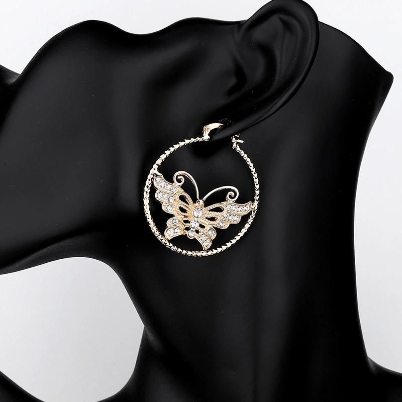 Custom Fashion Silver Jewelry Simple Hoop Earring for Woman