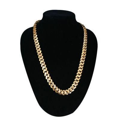 Popular Hip Hop Style Gold Necklace for Women Men