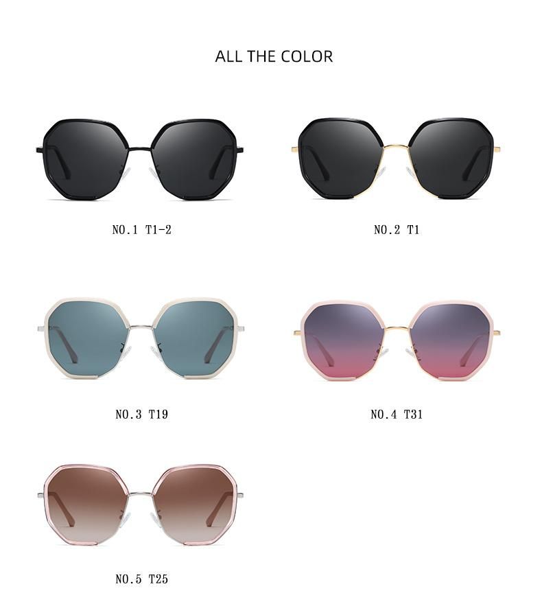 New Arrivals Fashion Designer Square Frame Trendy Women Oversized Shades Sunglasses