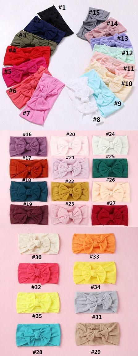 Cute Headband for Baby Girl Newborn Infant Toddler, Kids Hairband Bows Head Wrap Hair Accessory Ornaments, Baby Headband