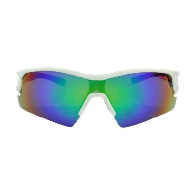 Colorful One Piece Lens Sport Sunglasses