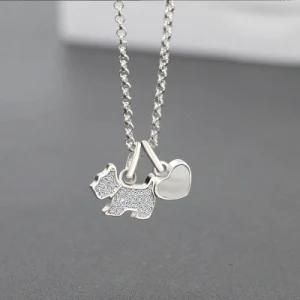 Fashion Jewelry Stainless Steel Animal Silver Necklace