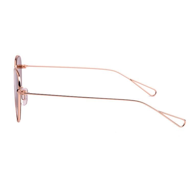 2019 Oval Shape Fashionable Metal Sunglasses