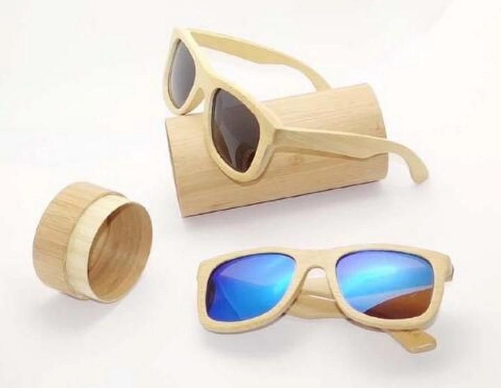Bamboo Wood Polarized Sunglasses with Customized Logo