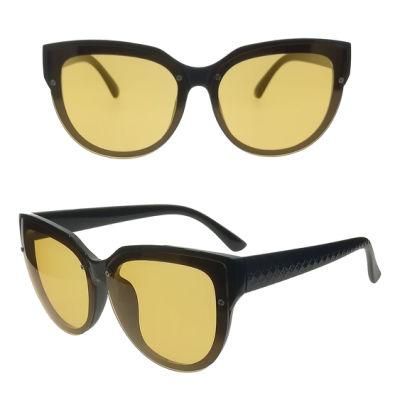 Cat Eye Stylish Sunglasses with Lock Lens for Women