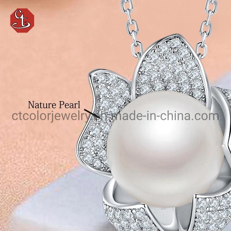 2021 Sweet Girls Elegant Pearl Necklace for Women Students Fashion Party Exquisite Pearl Jewelry Gifts