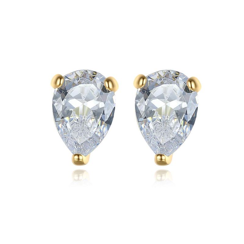 Fashion Silver Alloy Earrings with Pearl Crystal for Women