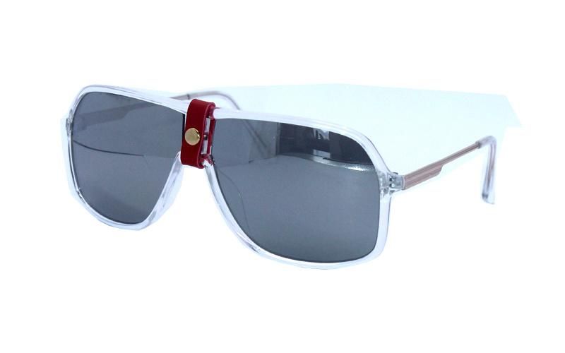 Special Design on Nose Bridge Large Size Sunglasses