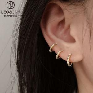 Pierced Ear Drill S925 Sterling Silver or Copper Gold Platted Ear Clip Simple Ear Bone Clip Fake Earrings Women