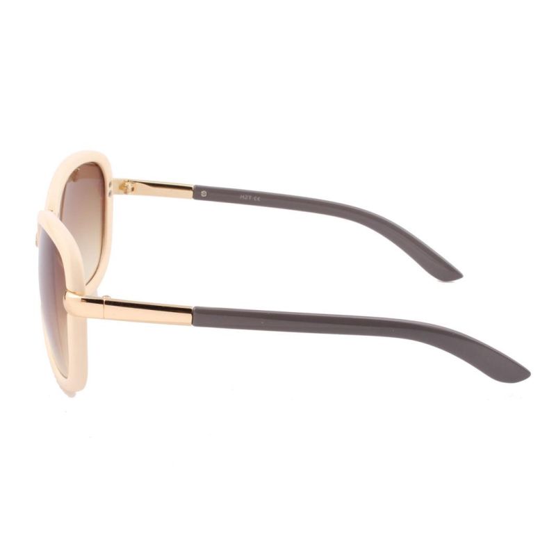 2017 Fashionable Oval Shape Sunglasses with Metal