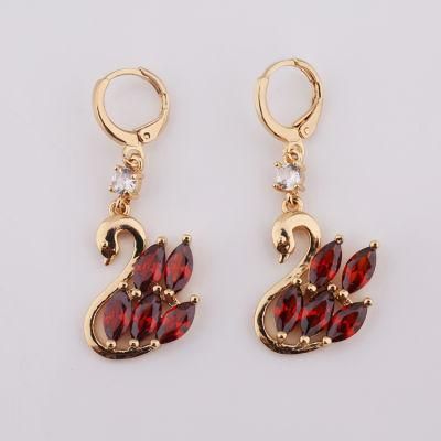 New 2020 Indian 18K Gold Hanging Drop Earring Design for Women