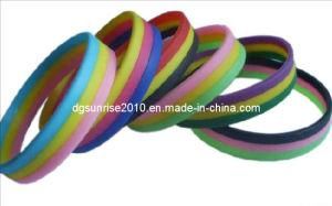 Three-Colors Silicone Bracelet for Promotion Gift