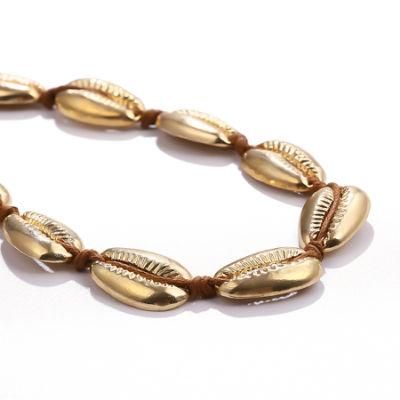 Fashion Jewelry Yellow Gold Necklace with Copper Alloy Material