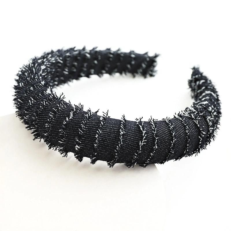 Chain Cowboy Hair Band Creative New Thickened Sponge Wrap Headband