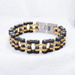 Fashion 2021 Stainless Steel Men Bicycle Bracelet