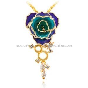 Fashionable Necklace-24k Gold Plated (XL026)
