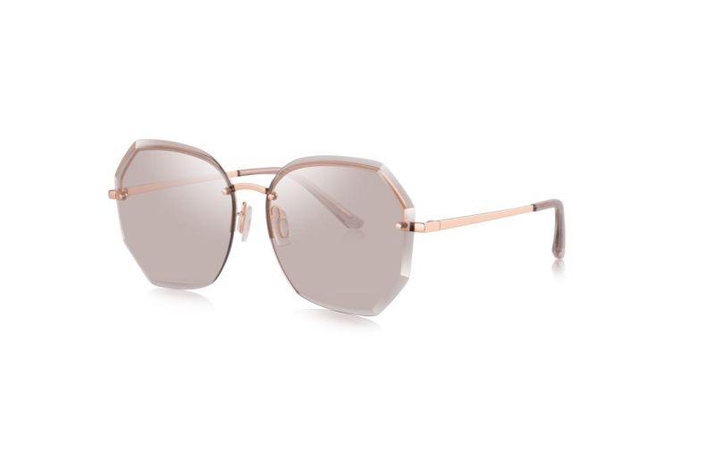 2020 Ready Made Fashion Metal Sunglasses with Mirror Lens