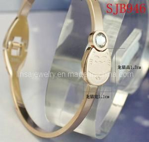 Cute Design Gold Plated Stainless Steel Bracelet (SJB946)