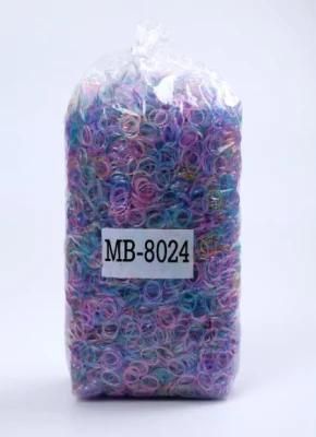 TPU Plastic Hair Packing Disposable Ornaments Natural Rubber Bands